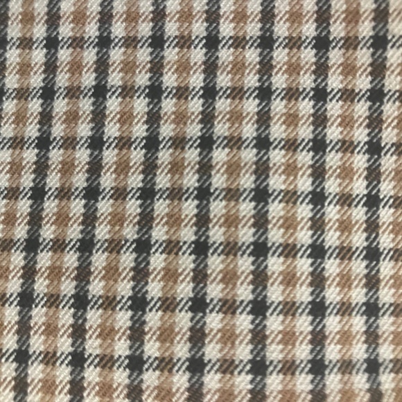 Banana Republic Sloan Pants – Brown Check w/ Side Piping, Size 6 - Picture 7 of 10